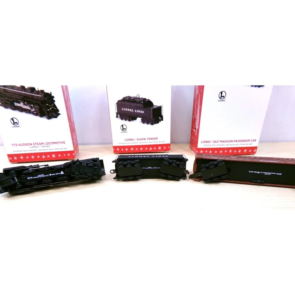Hallmark Keepsake Christmas Ornaments 2016 Lionel Steam Trains‎ Lot of 3